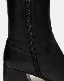 Latches Black Leather