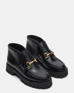 Leon Black Leather