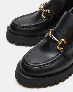 Leon Black Leather