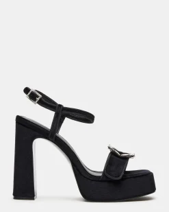 Liandra Buckle Black Velvet
