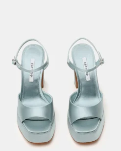 Liandra Teal Satin