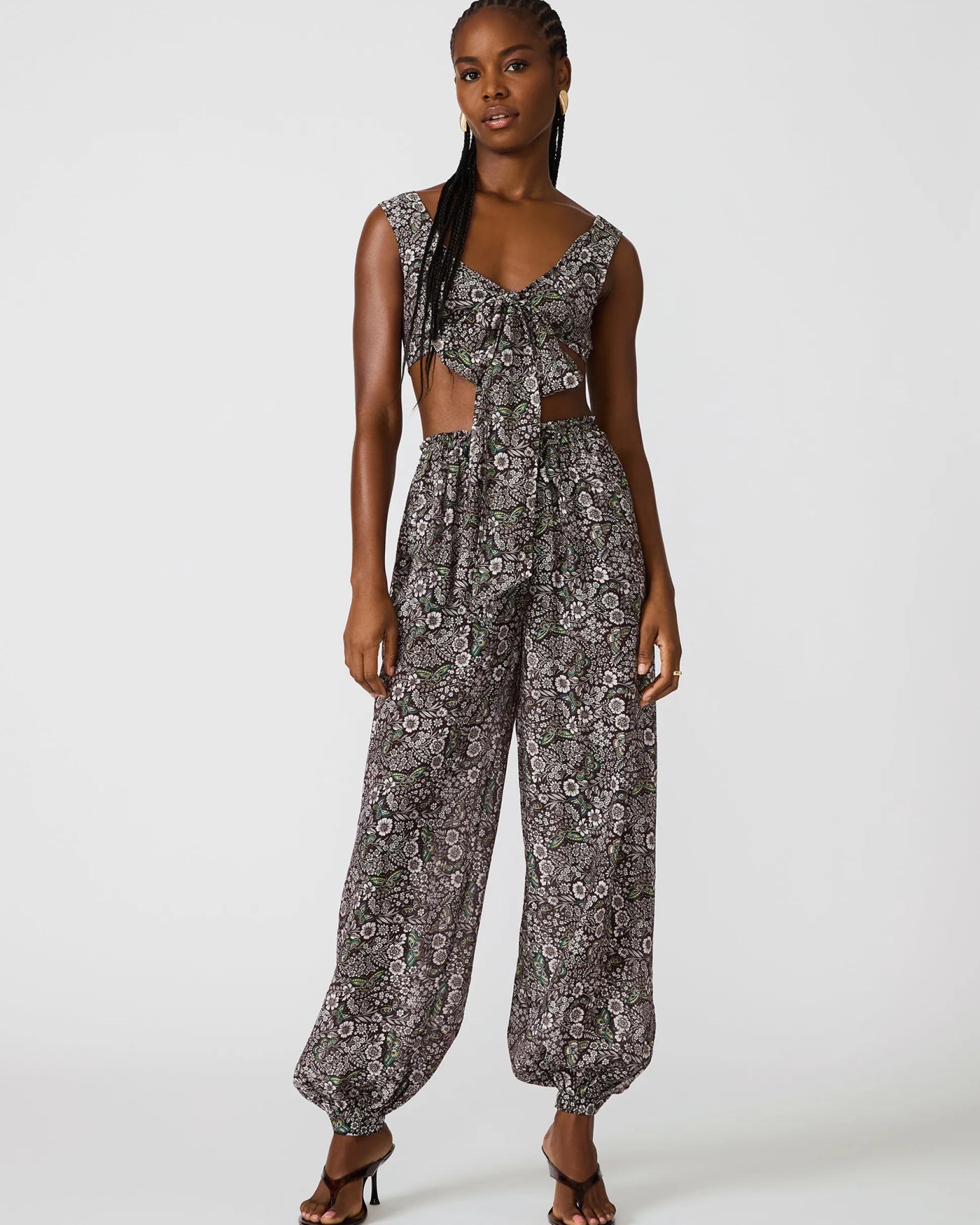 Livy Top Forest Green