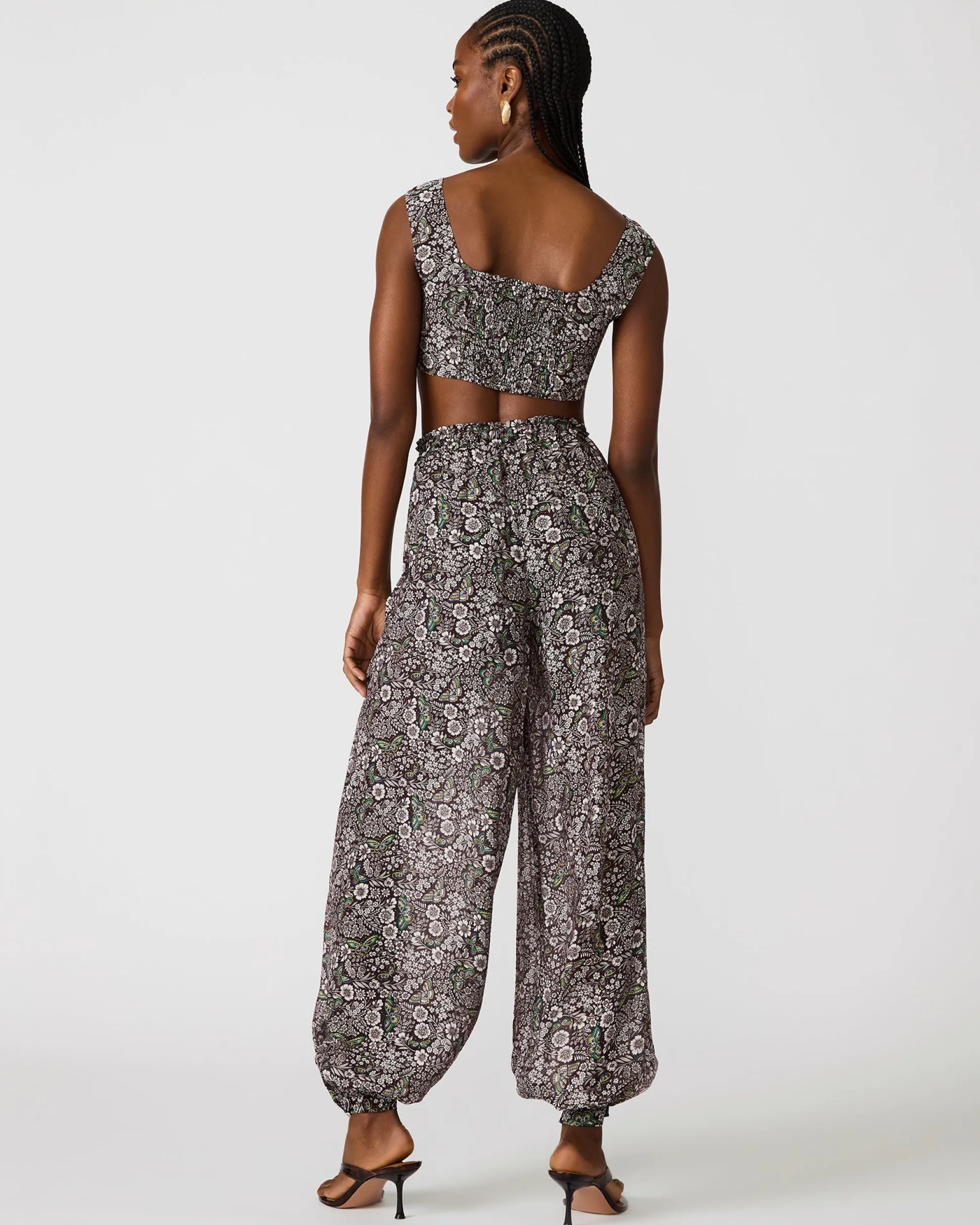 Livy Top Forest Green