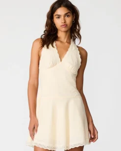 Liza Dress Birch White