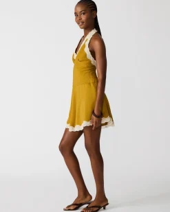 Liza Dress Thyme Green