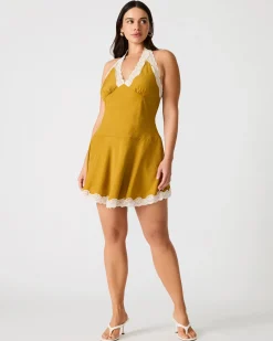 Liza Dress Thyme Green