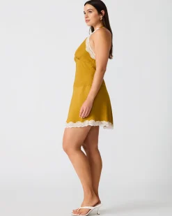 Liza Dress Thyme Green
