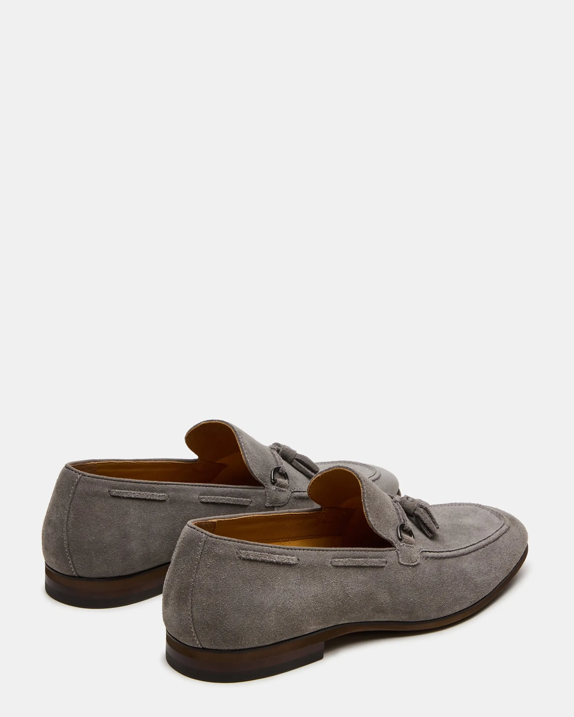Logan Light Grey Suede