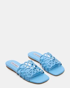 Lotus Blue Leather