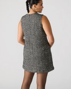 Louie Dress Black/white