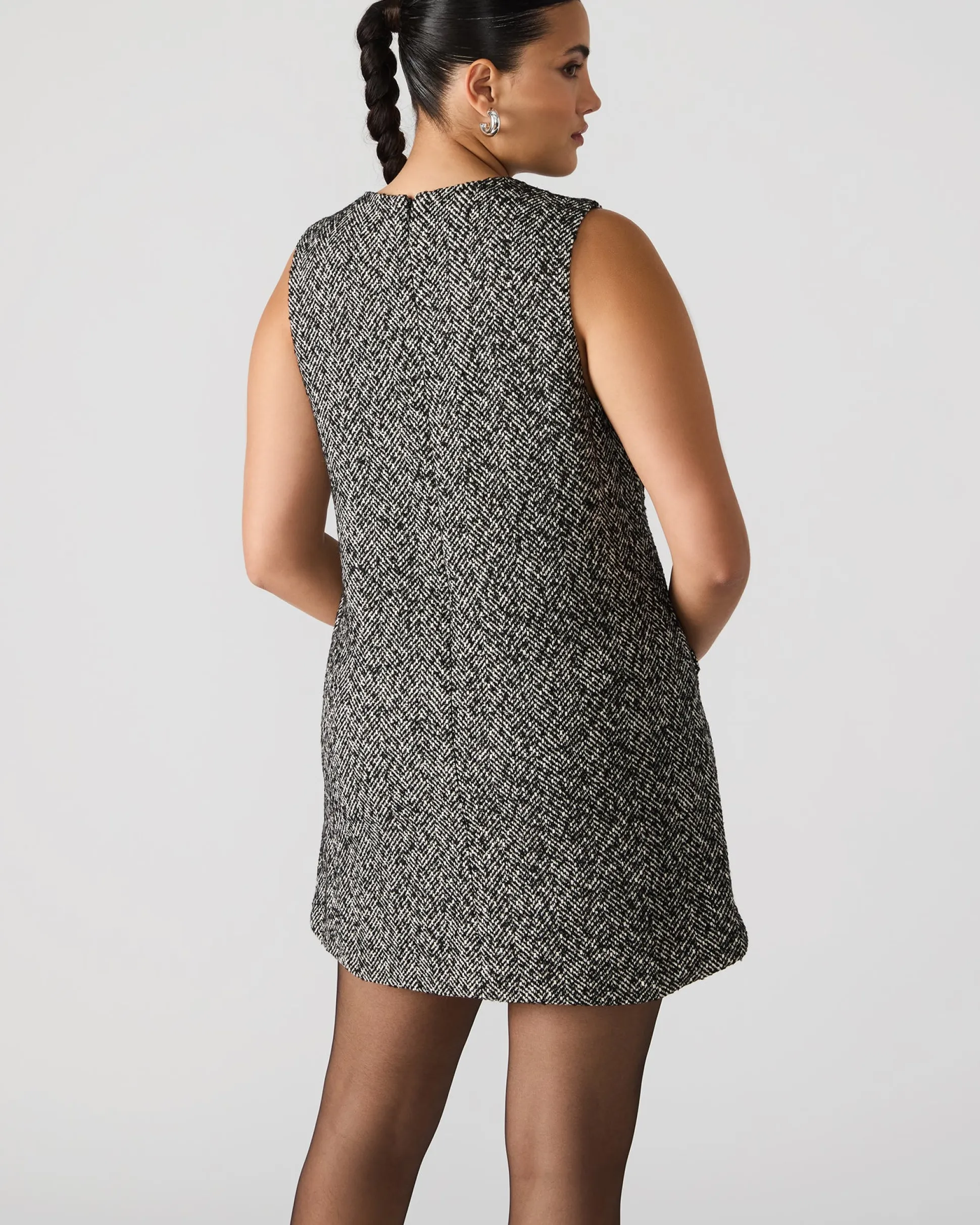 Louie Dress Black/white