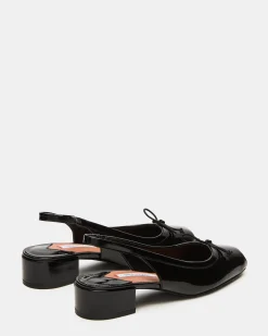Loved Black Crinkle Patent