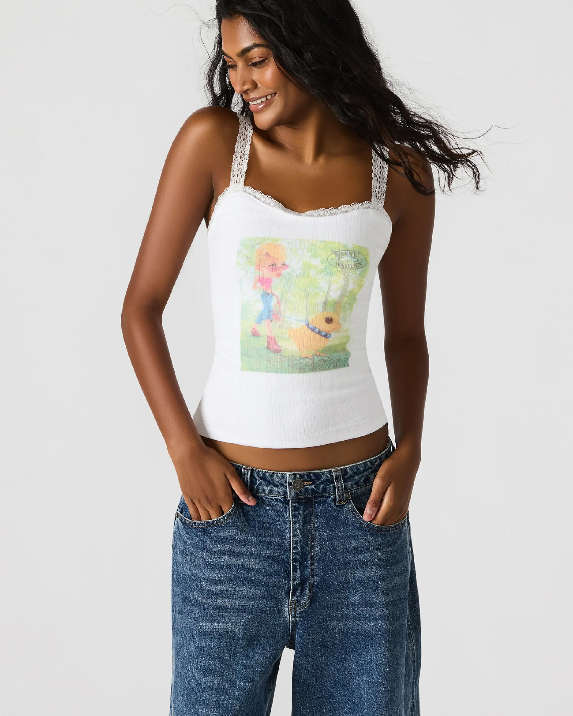 Love Goldie Tank Antique