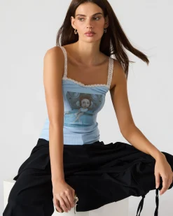 Love Goldie Tank Surf Blue