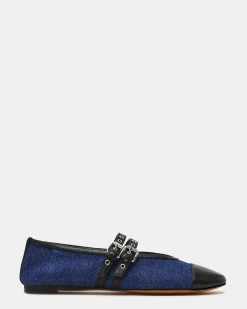 Lydia Cap Black Denim