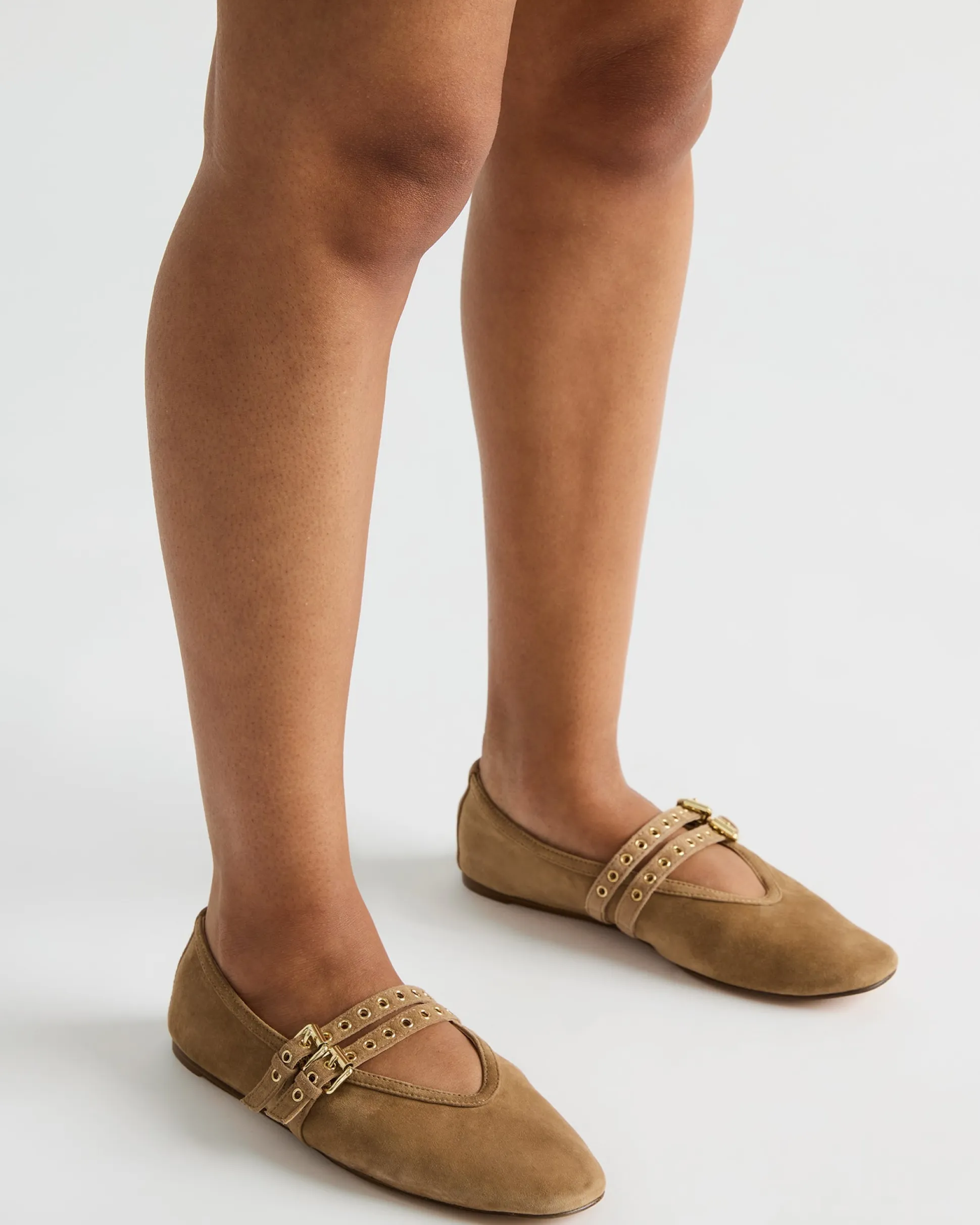 Lydia Taupe Suede