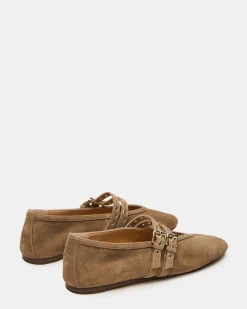 Lydia Taupe Suede