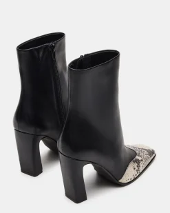 Lyle Black Leather With Snake