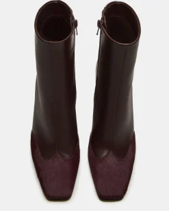 Lyle Burgundy Leather