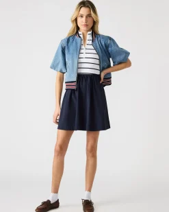 Lyon Dress Navy