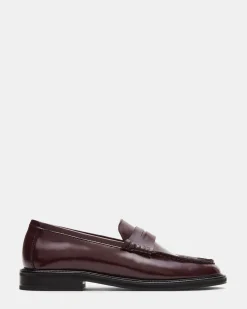 Madison Burgundy Box Leather