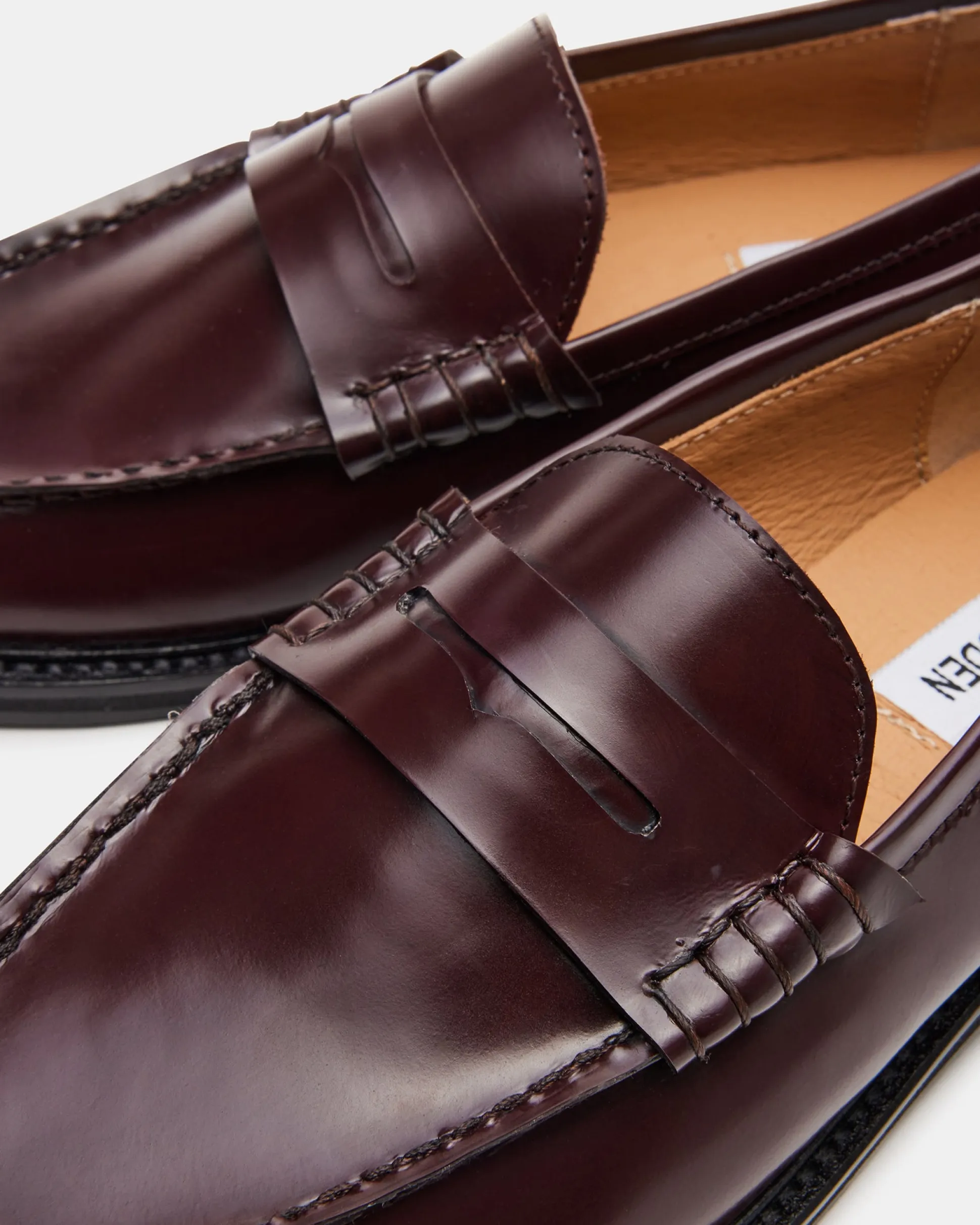 Madison Burgundy Box Leather