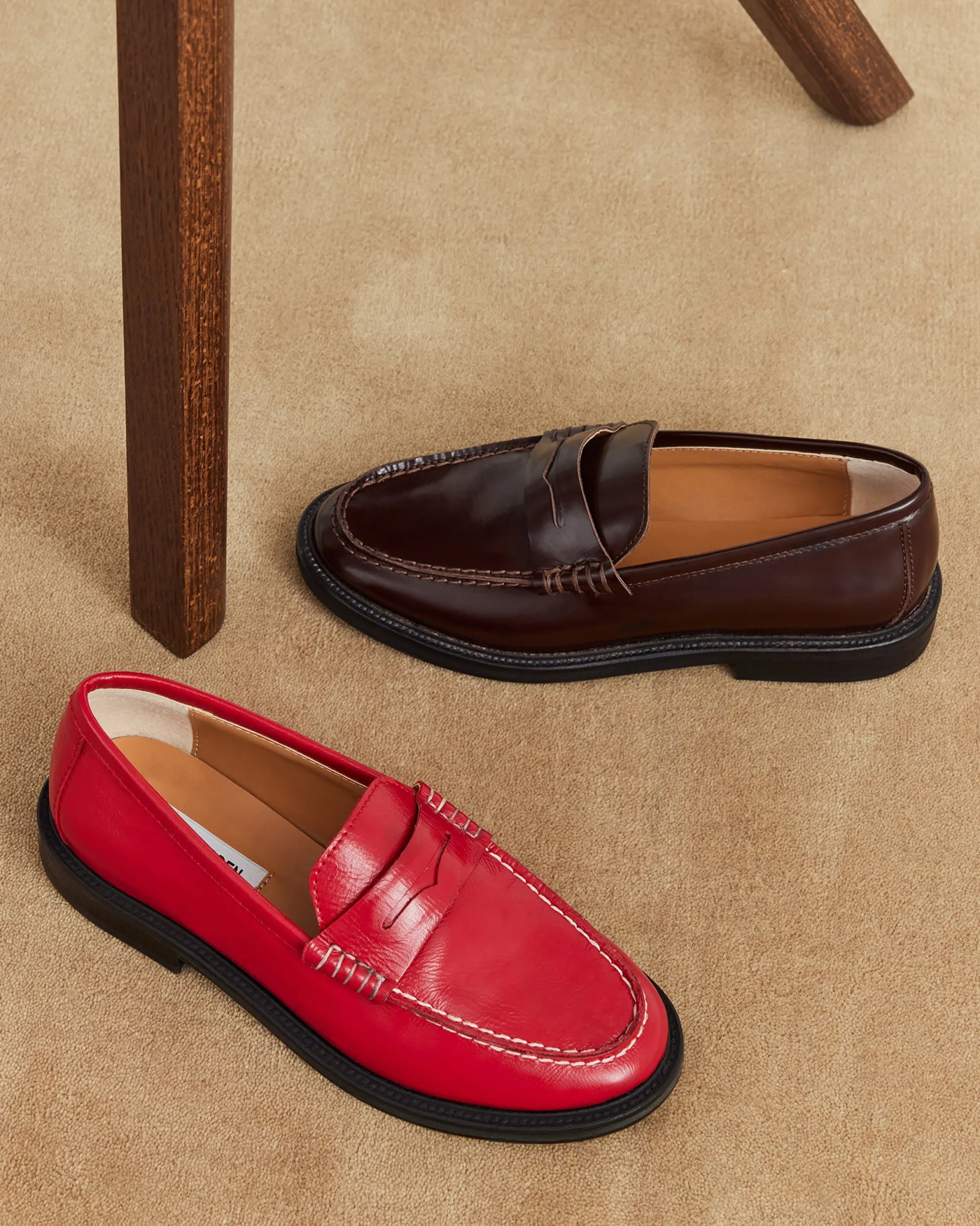 Madison Burgundy Box Leather