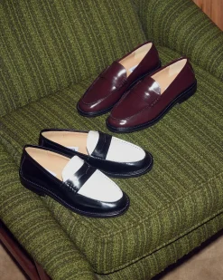 Madison Burgundy Box Leather