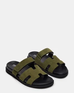 Maiven Green Suede