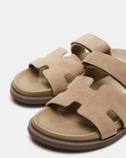 Maiven Taupe Suede