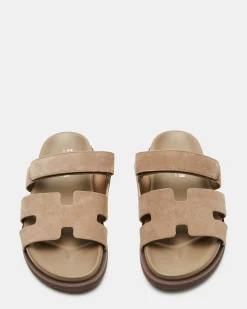 Maiven Taupe Suede