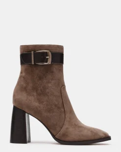 Manda Taupe Suede