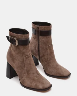 Manda Taupe Suede
