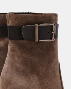 Manda Taupe Suede