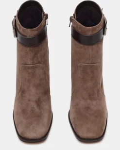 Manda Taupe Suede