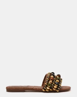 Marika Beads Brown Raffia
