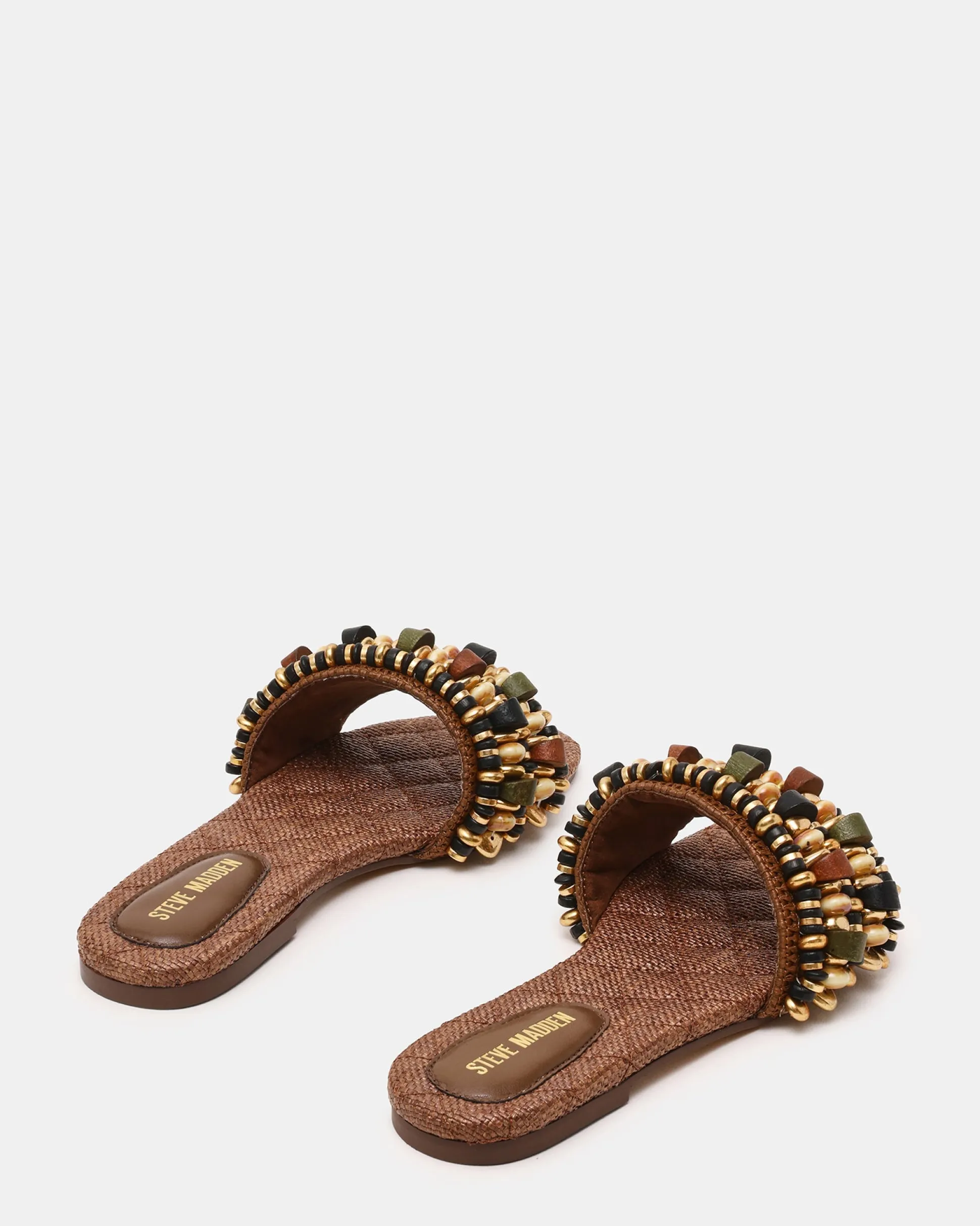 Marika Beads Brown Raffia