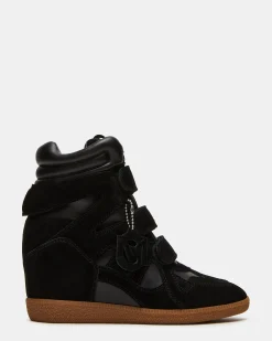 Mavis Black Suede