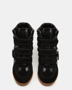 Mavis Black Suede