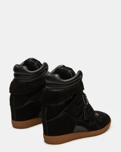 Mavis Black Suede