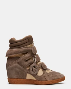 Mavis Taupe Suede