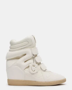 Mavis White Suede