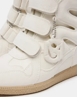 Mavis White Suede