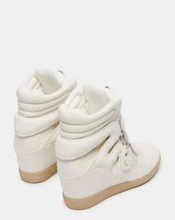 Mavis White Suede