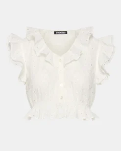 Mayra Top White