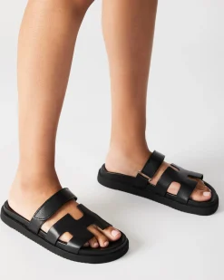 Mayven Black Leather