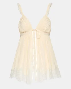 Mazie Top Birch White