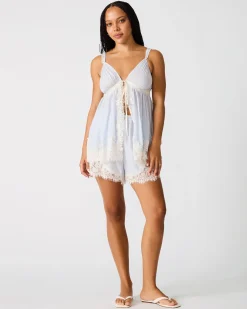 Mazie Top Blue Ice