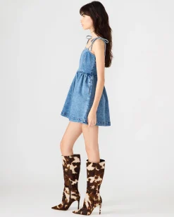Meaghan Dress Blue Heather