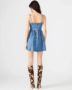 Meaghan Dress Blue Heather